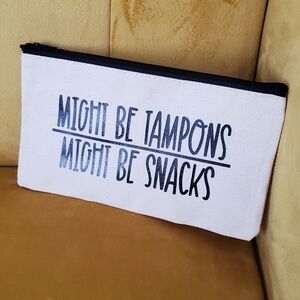CANVAS BAG | TOILETRIES | MAKEUO CASE | TAMPON CASE